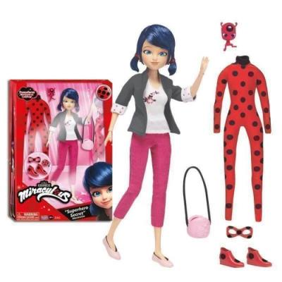 Bandai - Miraculous Ladybug - Poupée mannequin 26 cm et 2 tenues