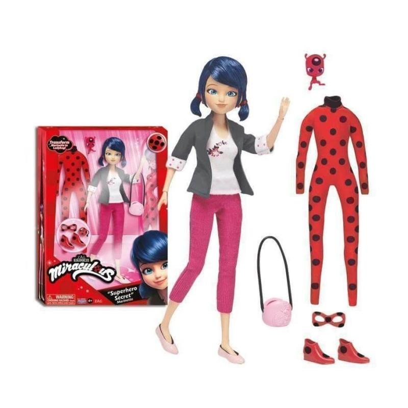 Bandai - Miraculous Ladybug - Poupée mannequin 26 cm et 2 tenues