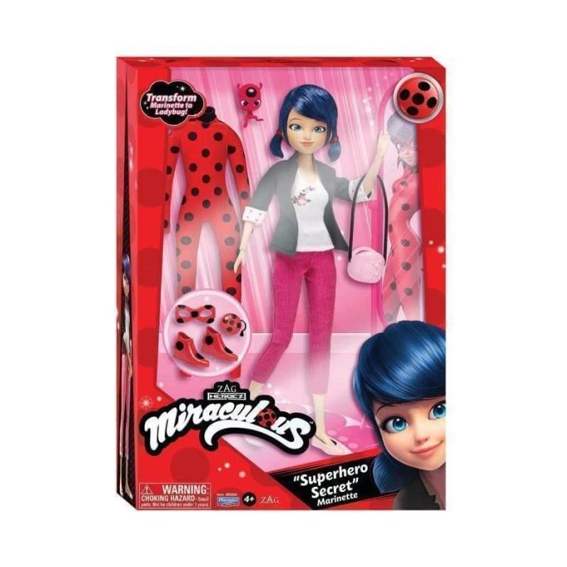 Bandai - Miraculous Ladybug - Poupée mannequin 26 cm et 2 tenues