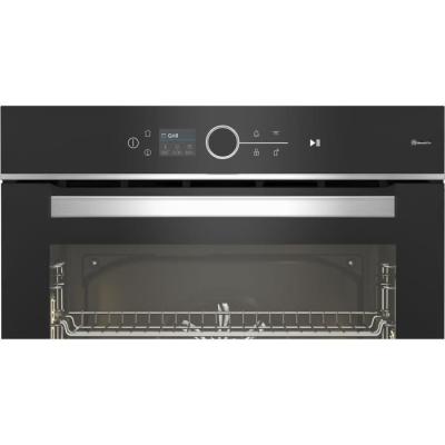 Four encastrable multifonction Beko - Pyrolyse - Inox / Noir - Porte froide