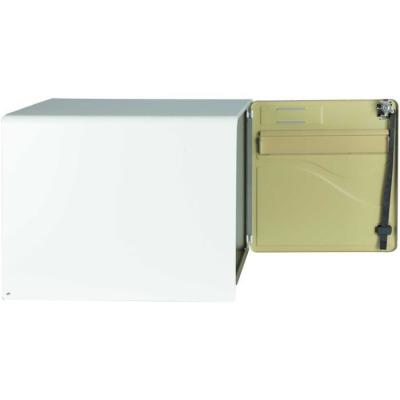 Boîte aux lettres BURG WACHTER BALTIC 1 Porte - Blanche - Sur pied - Ouverture latérale
