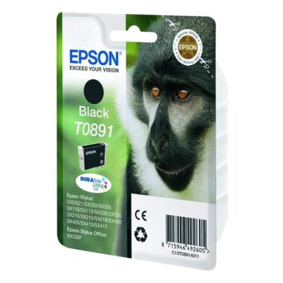 Cartouche d'encre EPSON T0891 Noir - Singe (C13T08914011) 