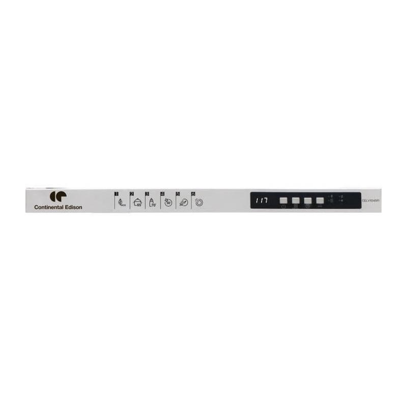 Lave-vaisselle encastrable 10 couverts Continental Edison - Blanc