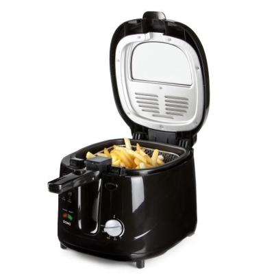 Friteuse électrique classique DOMO DO461FR - Noir - 2.5L - Thermostat réglable