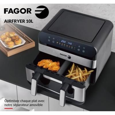 Friteuse sans huile FAGOR Airfryer FGF10 - 10L - 2400W - Écran tactile