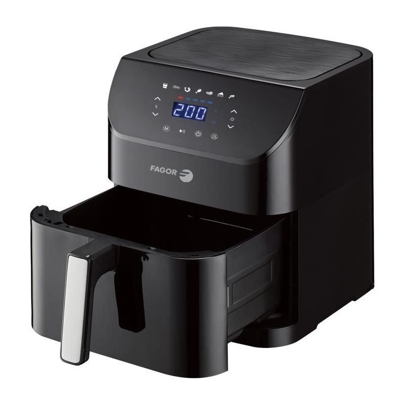 Friteuse sans huile - FAGOR Airfryer XL 8L 1800W - 7 pré-réglages - Noir