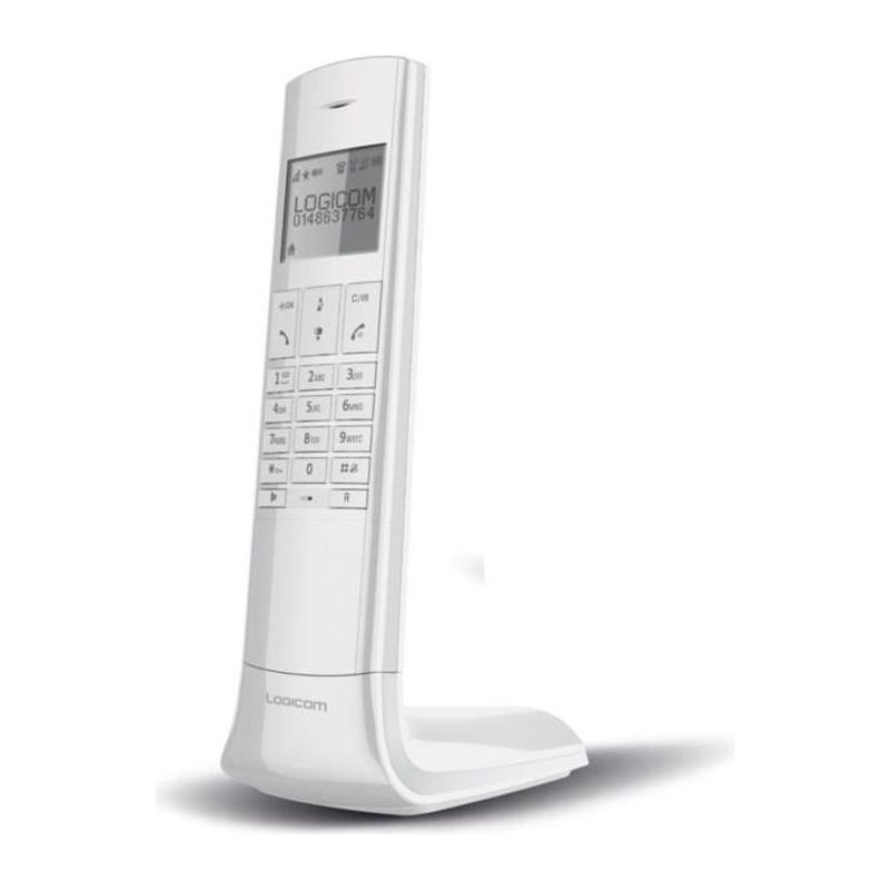 Téléphone Sans Fil Logicom Luxia 150 Solo Blanc Gris