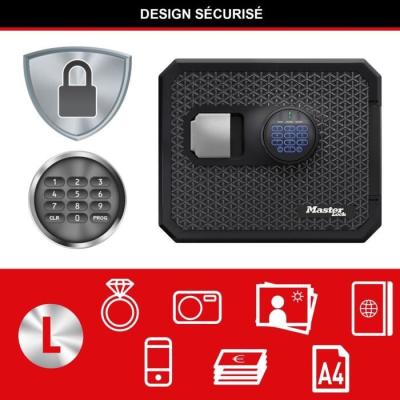 Coffre-fort sécurité MASTERLOCK FPW082FTCML - Ignifugé et étanche - Combinaison électronique - Format L