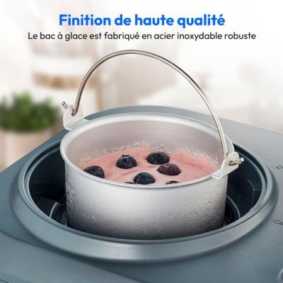 Machine à glace compacte avec compresseur - 1L