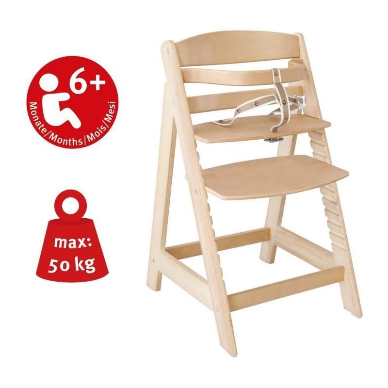 Chaise Haute Évolutive Sit Up III en Bois - ROBA - Naturel