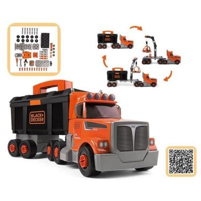 SMOBY - BLACK + DECKER Camion Bricolo: Ensemble de bricolage complet!