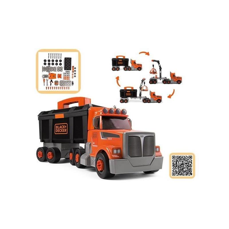 SMOBY - BLACK + DECKER Camion Bricolo: Ensemble de bricolage complet!