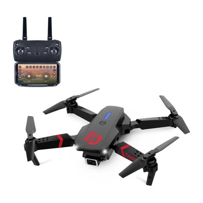 Drone RC 24 X 19 CM - 2 Caméras 4K - Télécommande Smartphone