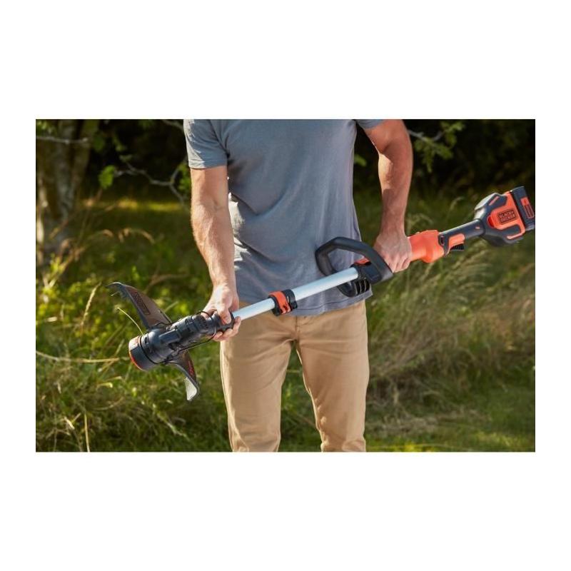 Découvrez le BLACK+DECKER Coupe-Bordures 33cm Sans Fil - Puissant et Pratique