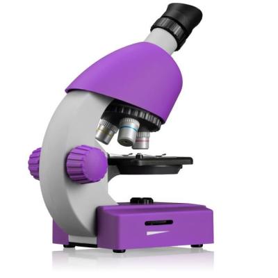 Microscope 40x-640x BRESSER JUNIOR LED Violet - Kit Expérimentation