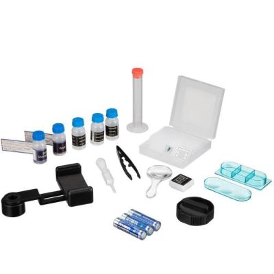 Microscope 40x-640x BRESSER JUNIOR LED Violet - Kit Expérimentation