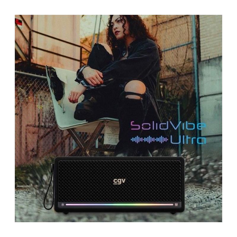 Enceinte Bluetooth CGV 50911 SolidVibe Ultra 40W - Subwoffer compact