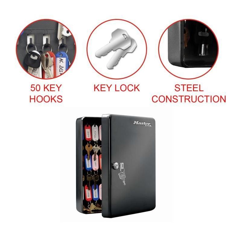 Armoire à clés MASTER LOCK 50 clés - Organisation compacte