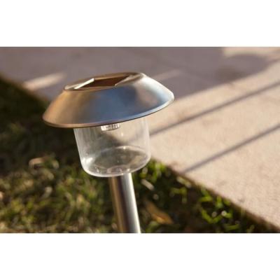 Lot de 8 balises solaires LED blanc froid - Élégance et luminosité pour votre extérieur