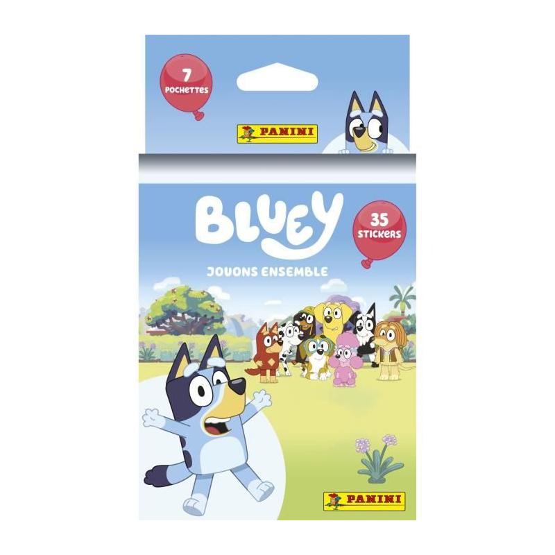 Stickers PANINI Bluey 2 - Blister 7 pochettes - Collection de cartes