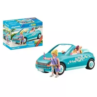 Voiture décapotable PLAYMOBIL 71809 pour filles avec accessoires
