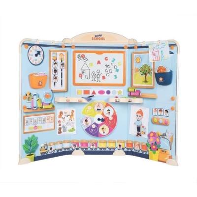 Tableau enfant Smoby School - Triptyque avec tubes métal - Fabriqué en France