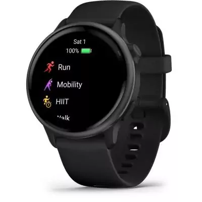 Montre connectée sport - GARMIN - Vivoactive 6 - Ecran AMOLED - GPS - Noir/Gris foncé