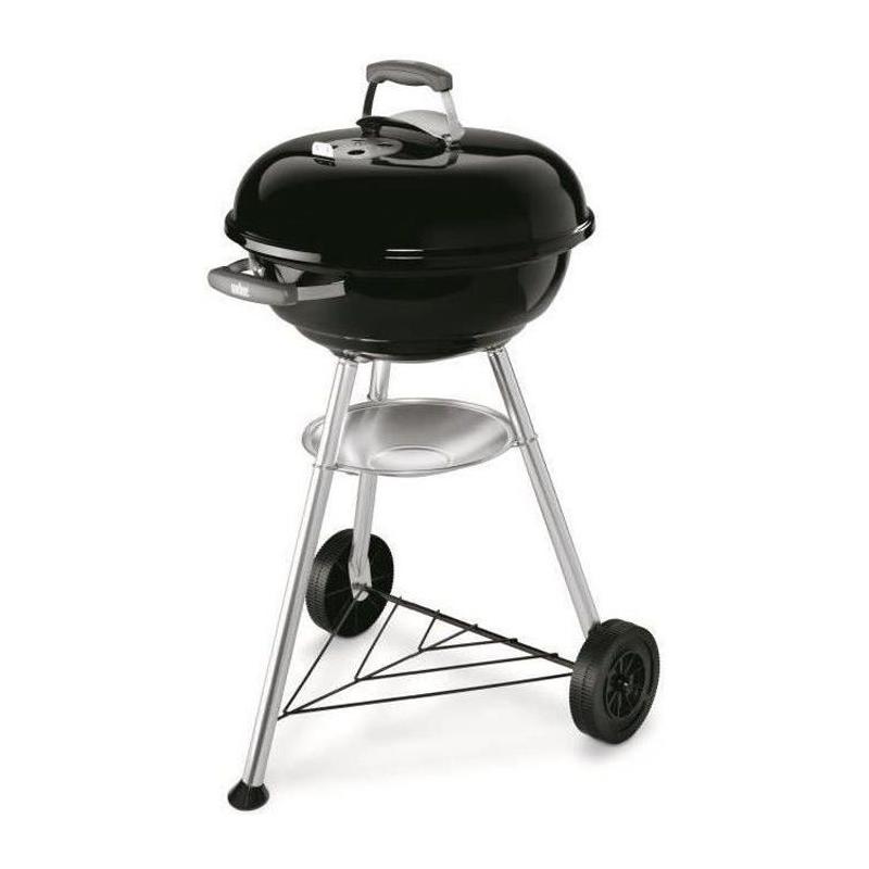 Barbecue Weber COMPACT KETTLE 47 CM NOIR - Prêt pour griller!