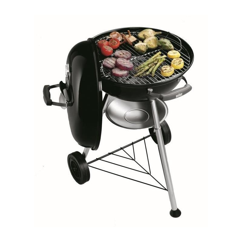 Barbecue Weber COMPACT KETTLE 47 CM NOIR - Prêt pour griller!