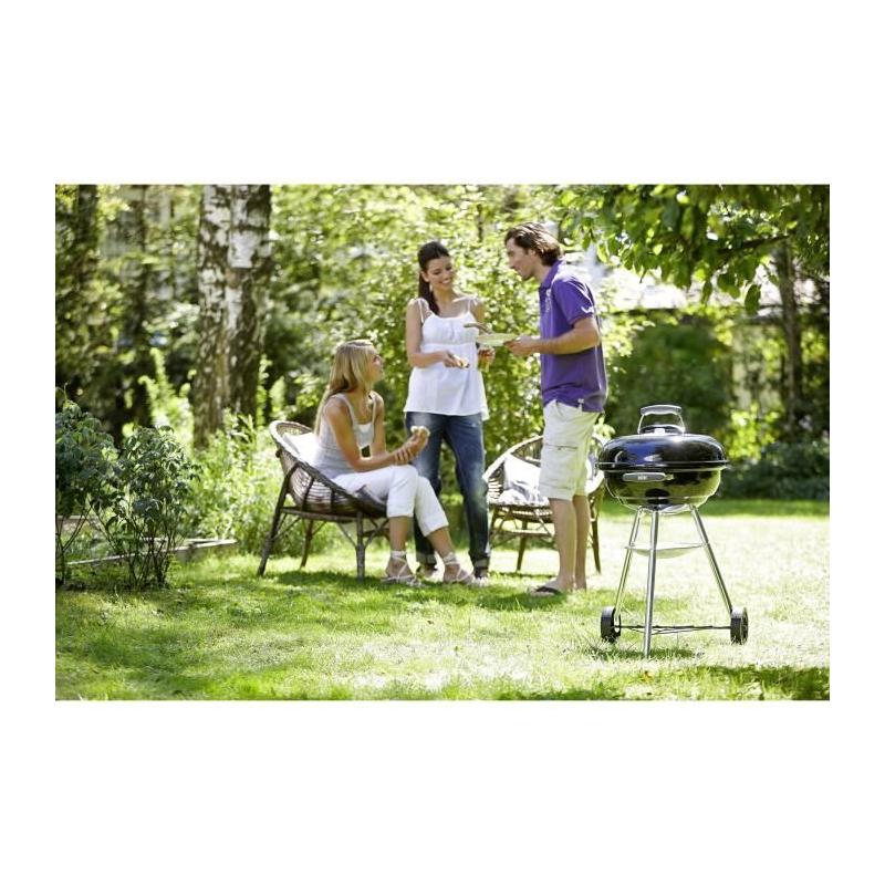 Barbecue Weber COMPACT KETTLE 47 CM NOIR - Prêt pour griller!