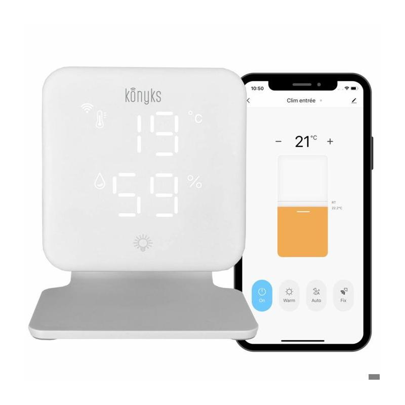 Thermostat Wi-Fi pour Pompes à Chaleur et Climatiseurs - Contrôle Intelligent