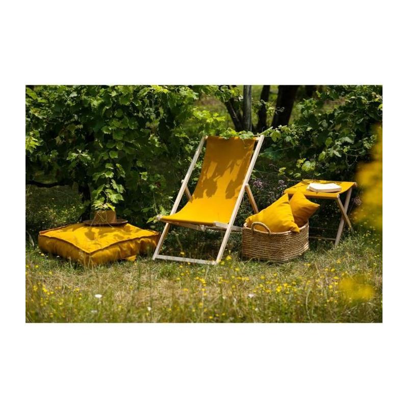 Chilienne agrafée JARDIN PRIVE Cumin - Confort et style pour vos moments de détente!