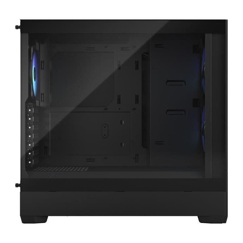 Boîtier PC FRACTAL DESIGN Pop Air RGB Black TG - Noir (FD-C-POR1A-06) - Dimensions compactes