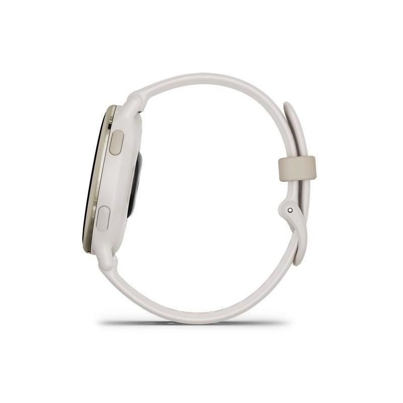 Montre GPS connectée GARMIN Vivoactive 5 - WiFi - Crème Doré - Bracelet Beige