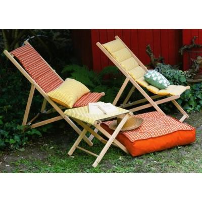 Chilienne matelassée en bois Helsinki poterie - Made in France
