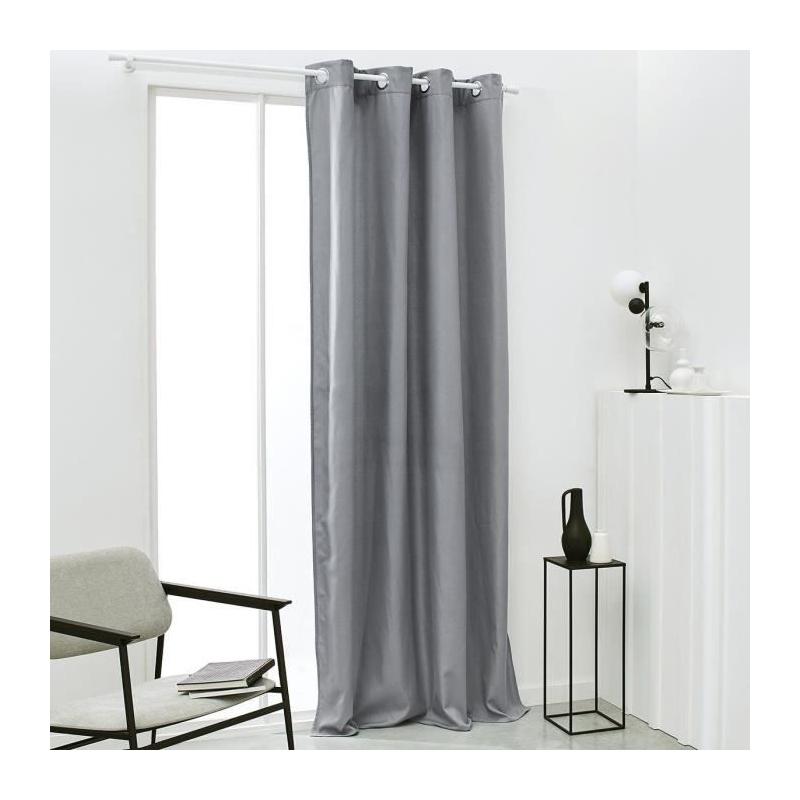 Rideau Isolant Thermique Essential Uni - 140 x 240 cm - Acier