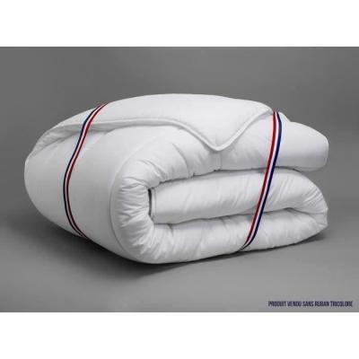 Couette tempérée 300gr/m² anti-acariens VICTORIA 220x240 cm blanc