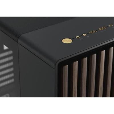 Boîtier PC élégant en bois et alliage - FRACTAL DESIGN - North XL Charcoal Black TG Dark