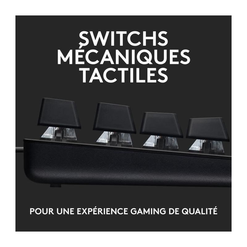 Clavier gamer Logitech G413 TKL SE - Noir - Compact