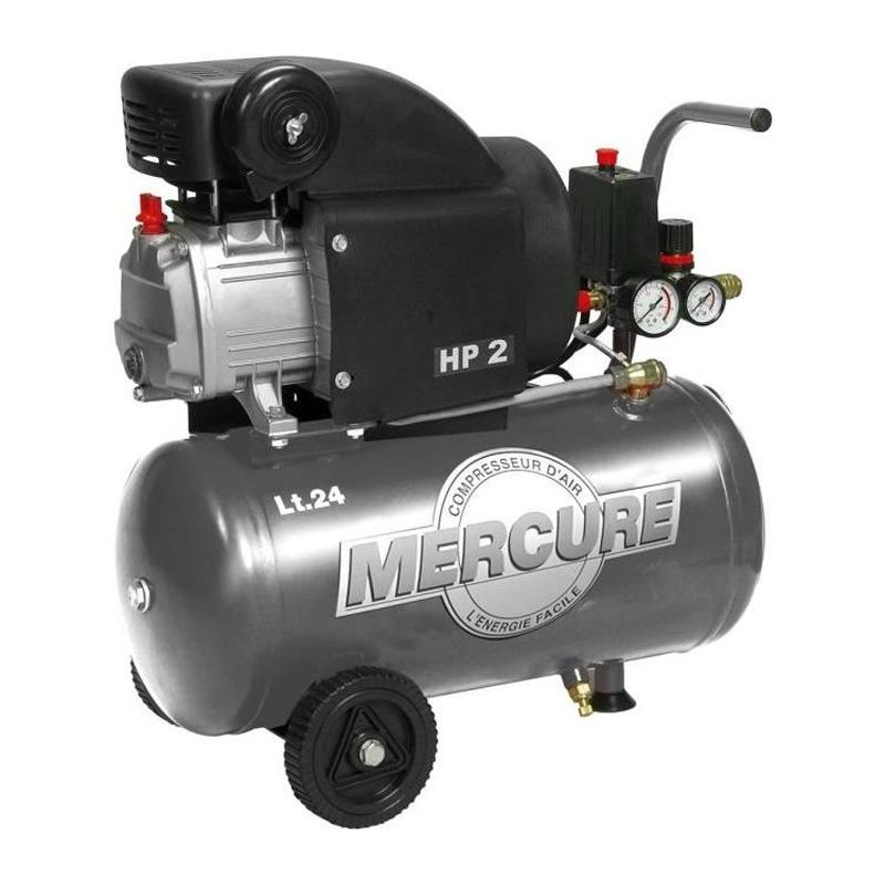 Compresseur d'air horizontal Mercure 425063 - Puissant et compact