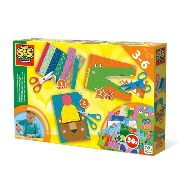 Apprends à découper en toute sécurité avec ces ciseaux pour enfant - Multicolore