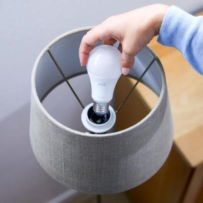Ampoule connectée WiZ E27 60W: Couleur Intelligente | 8x14x8 cm