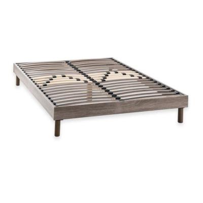 Sommier en kit 140x190 DEKO DREAM - Chêne et gris