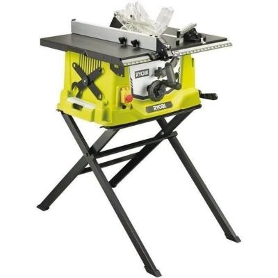 Scie sur table RYOBI 1 800W + pied retractable - RTS1800S-G