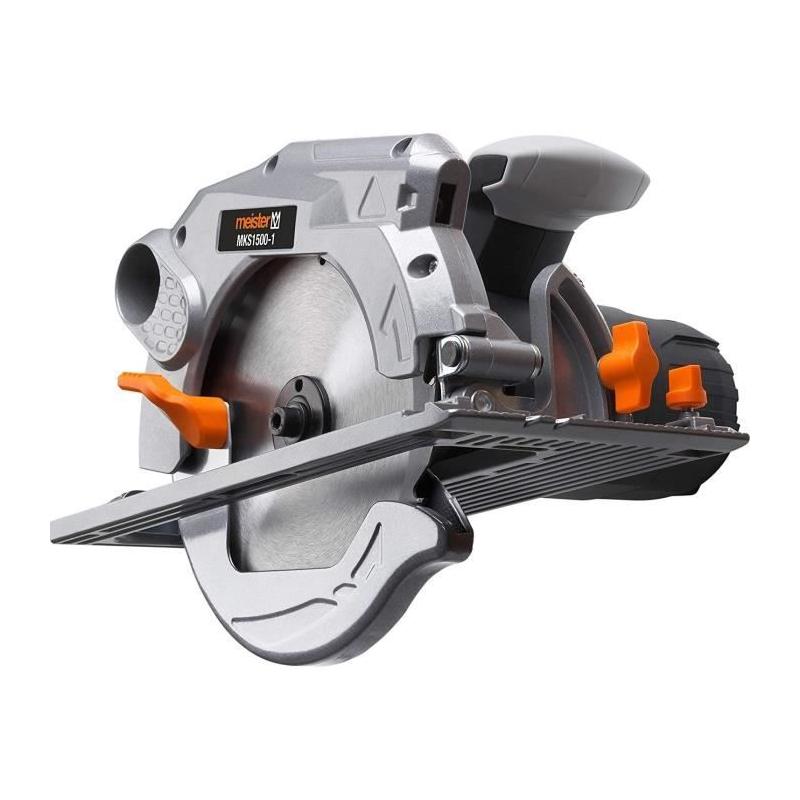 Scie circulaire MEISTER 1500W Laser - Coupe précise jusqu'à 66mm