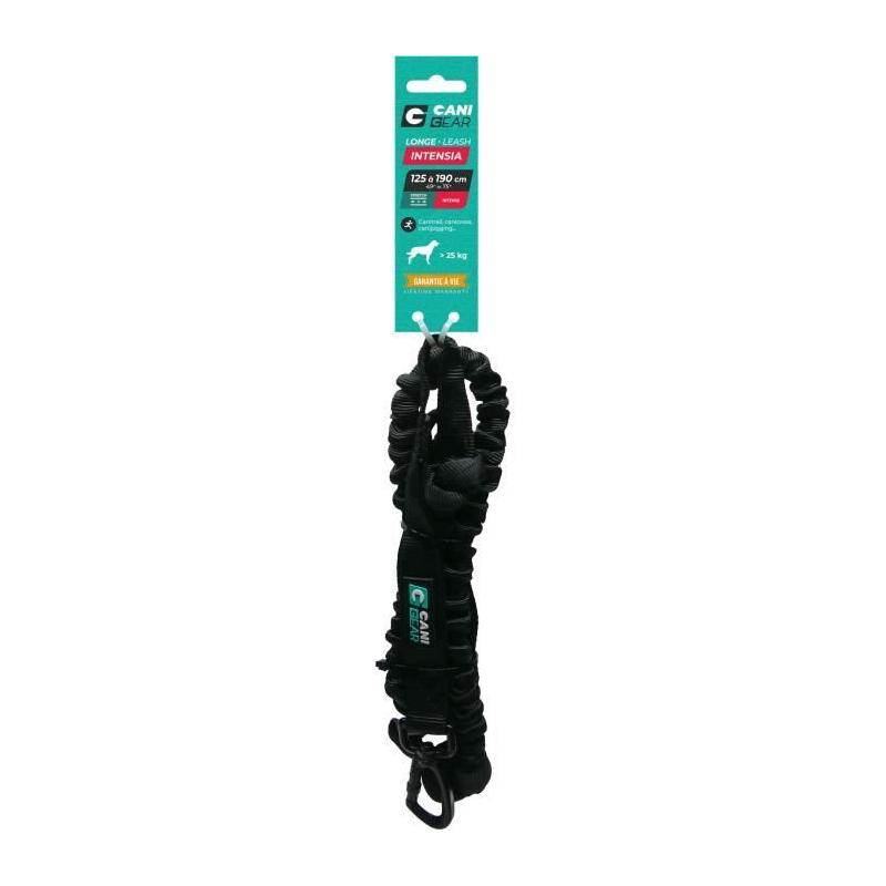 Longe de traction pour chien - INTENSIA - 1.9 m - Double poignée