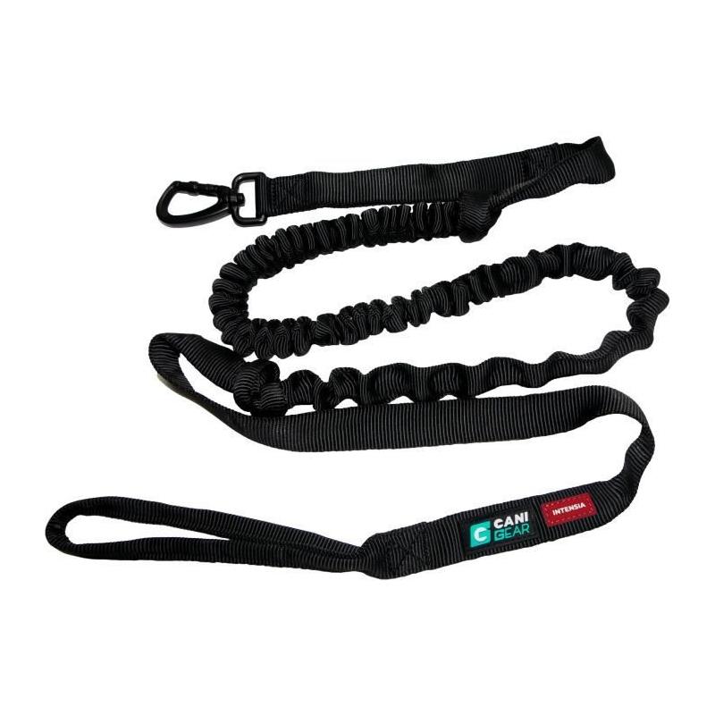 Longe de traction pour chien INTENSIA XL - Noir - 2.4 m