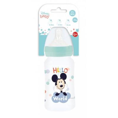 Biberon Disney Baby Mickey 240ml - Sans BPA - Tétine silicone