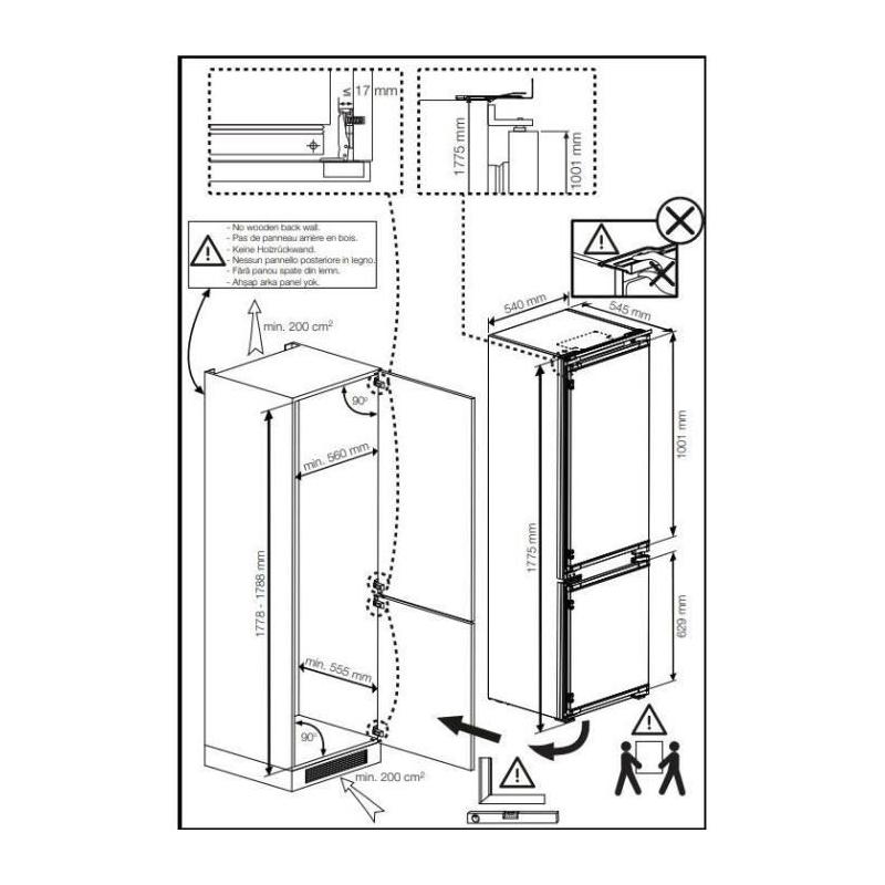 Beko BCHA275K4SN Intégré 255 L E Blanc