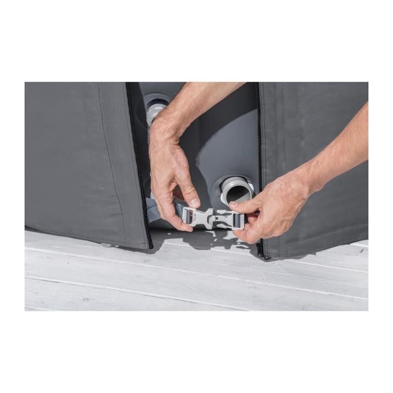 Couverture thermique EnergySense™ pour spa rond 1,80m x 66cm - Waterproof
